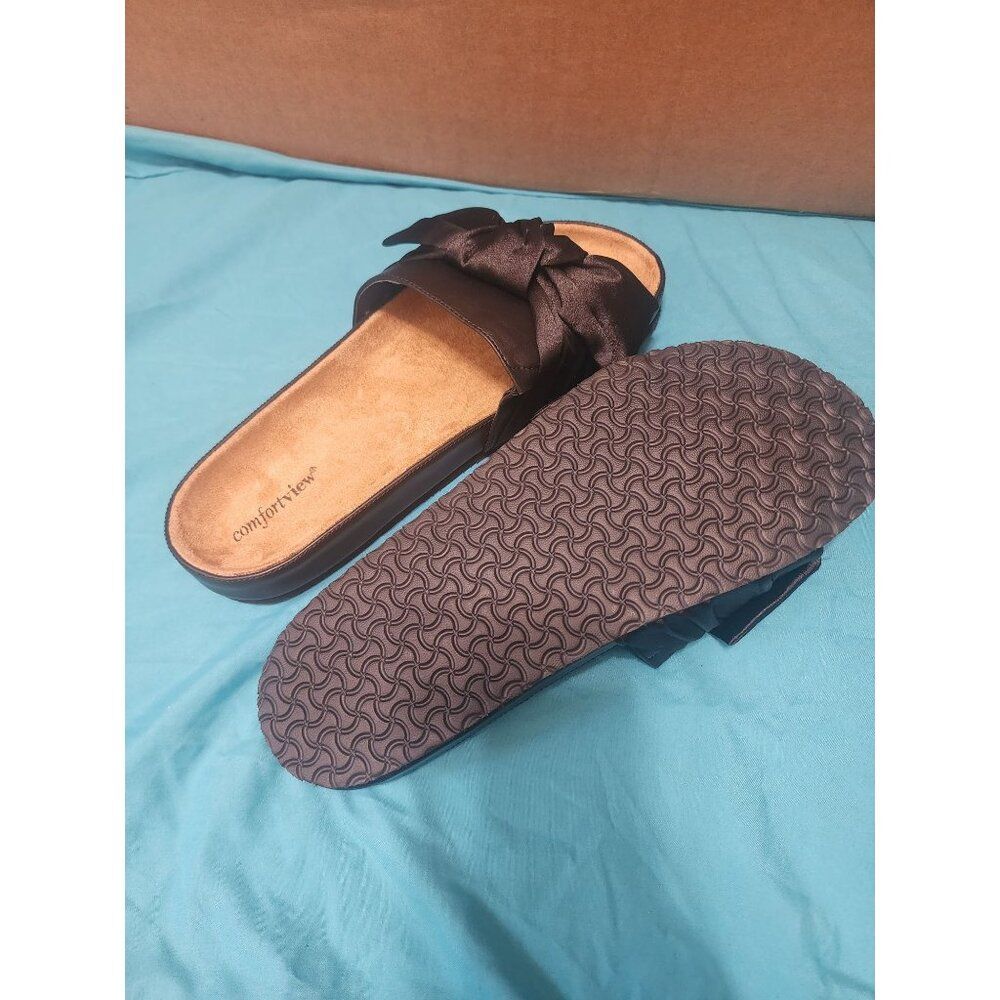 Comfortview Women's Size 10W The Stassi Footbed Sandals - Picture 5 of 6